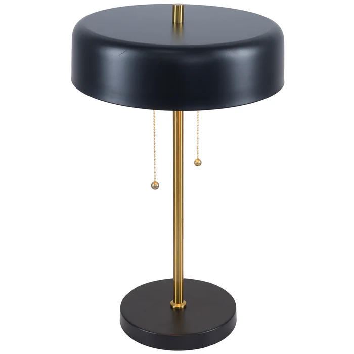 Obni Table Lamp with Black outer and White inner